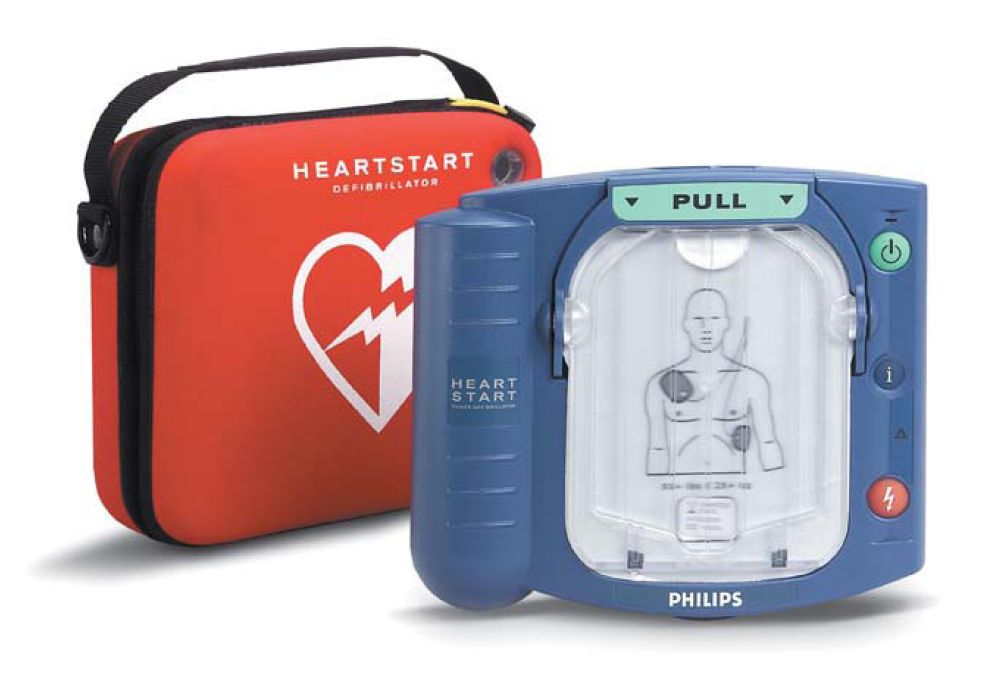 HLR-defibrillator, eller automatisk extern defibrillator (AED)